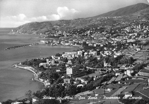 Cartolina sanremo panorama - sanremo,
