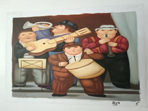 Dipinto moderno botero cm - dipinto,