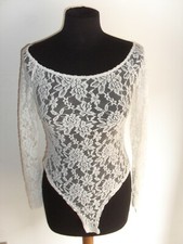 Attuale Maglia Top a Body Sotto giacca ZUIKI in Merletto  Elastico Tg  M  AFFARE