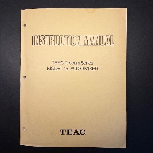 Manuale istruzioni mixer audio - istruzioni,