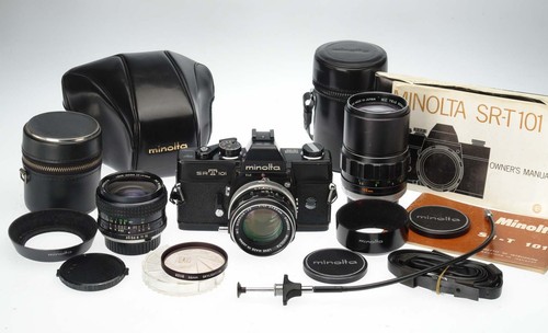 Minolta srt 101 black 55 - 101, mm