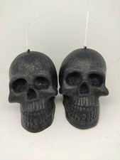 Due candele TESCHIO NERO non