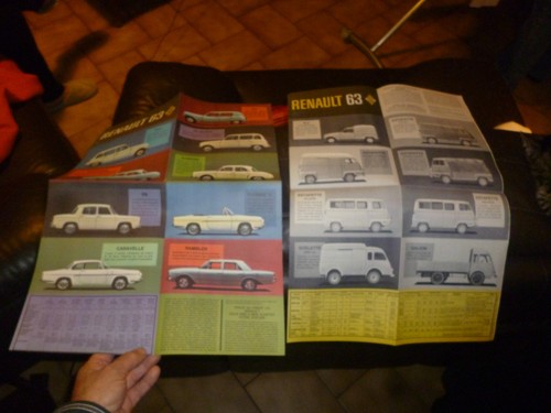 Dépliant renault gamme r4 - dépliant, 63