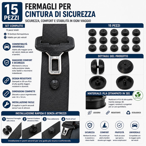 Clip ferma cintura - 15,