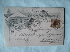 TREVISO - Premiata Cooperativa Ferroviaria fp v.ta 1902