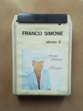 FRANCO SIMONE RESPIRO STEREO 8 MC CASSETTE TAPE NASTRO MUSICASSETTA 1977