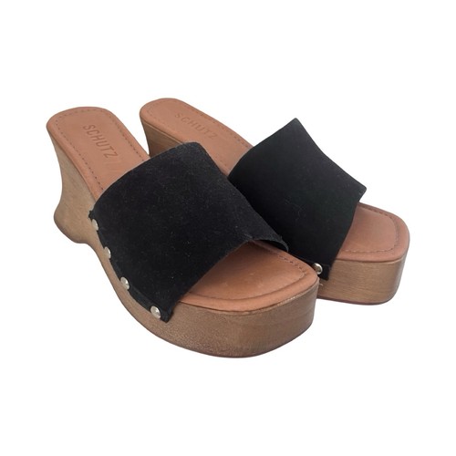 Schutz sandali muletto neri - sandali,