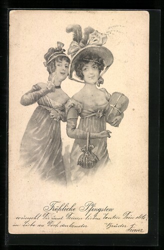 Cartolina artistica fratelli - cartolina,