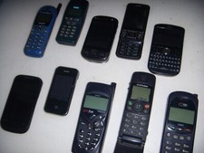 STOCK 10 CELLULARI MOTOROLA SIEMENS VINTAGE TELEFONI VECCHI LOTTO N.22 + REGALI