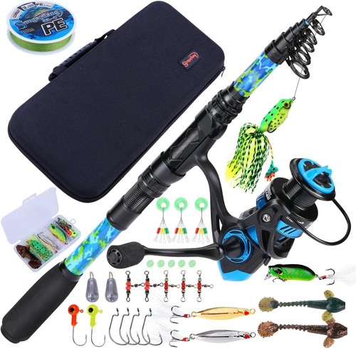 Kit completo canna pesca - completo,