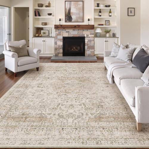 Beige vintage tappeto - beige,