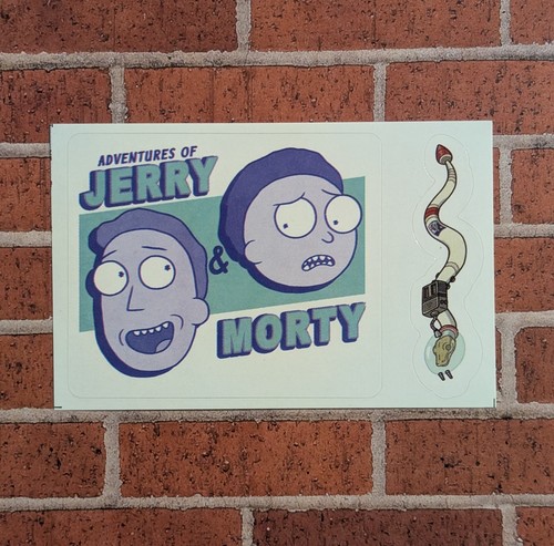 Adesivo rick morty vending - &,