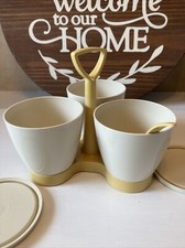 Vintage Tupperware 3 Condiment