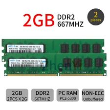 4GB 2 x 2GB PC2-5300 DDR2