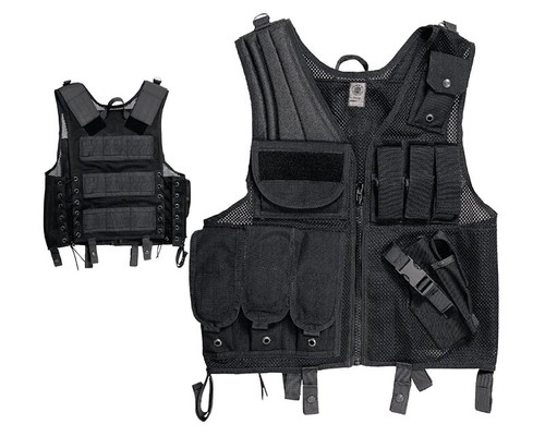 Gilet tattico vega con rete - tattico,