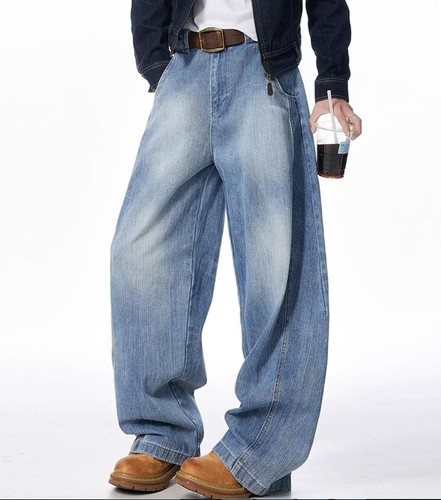 Jeans uomo blu denim - , dritto