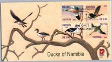 Namibia 2000 Anatre della Namibia FDC Scott #960-963 francobollo 18-12-2000