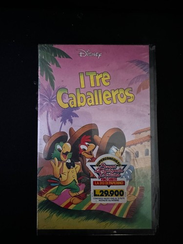 Vhs disney tre - disney, caballeros