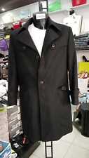 CAPPOTTO ENRICO COVERI Uomo Man Misto Lana Nero USATO tg 52 GC1032LZ