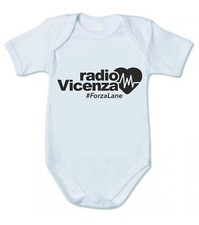 body bianco cotone scritta #