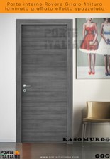 Porte interne rovere grigio - porte,
