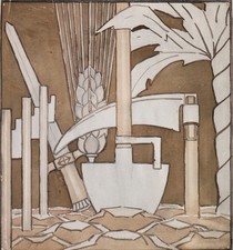 VANGA E SPIGA ILLUSTRAZIONE STILE/CERCHIA DUILIO CAMBELLOTTI GRANDE FORMATO