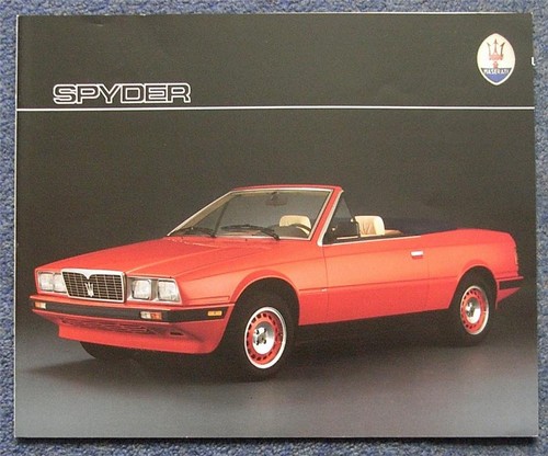 Brochure vendita auto maserati - brochure,