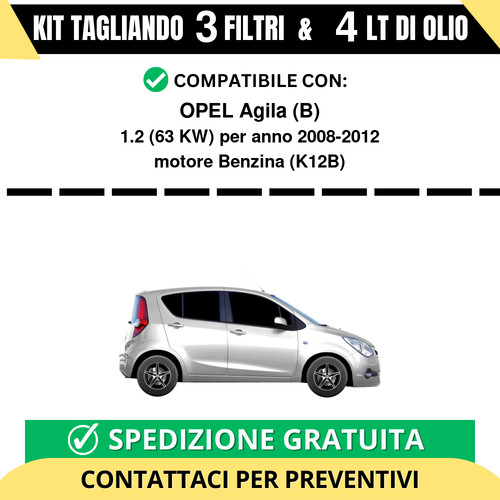 Tagliando per opel agila - tagliando, (b)