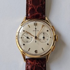ZENITH-CRONO-ORO 18 KT(0,750)-CAL.143-6 (EXCELSIOR PARK 4)-RUOTA A COLONNE-36MM