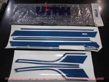 strisce adesive anteriori e posteriori blu Piaggio Vespa PX 125 150 PE 200