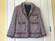 ZARA Tweeted Boucle Multicolor