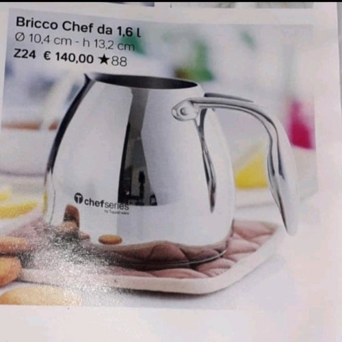 Bricco acciaio tupperware - bricco,