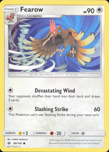 Fearow 149 common base - 98/149,
