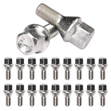 16 Bulloni Fissaggio Ruota Per Fiat Panda Fiorino Qubo Ruote Cerchi Lega ferro