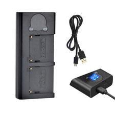 Caricabatteria doppio LCD