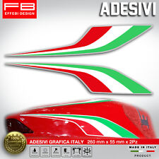 Adesivi Stickers Pegatinas Moto Graffio Italia Bandiera Codone