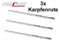 3x Pro Carp Canna da Pesca per