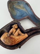 Antica Pipa Del 1800 In Ambra E Schiuma Di Mare. Colori Immensi 