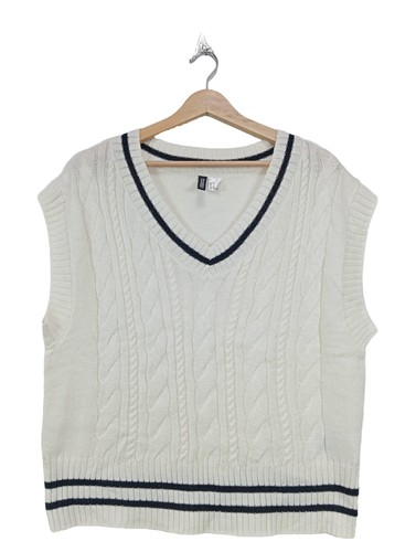 Canotta all uncinetto - h&m,