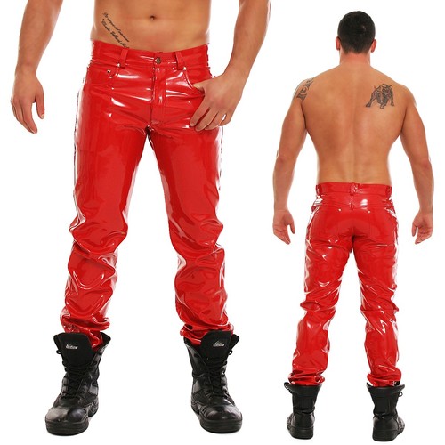 Pantalone vernice vinile - pantalone,