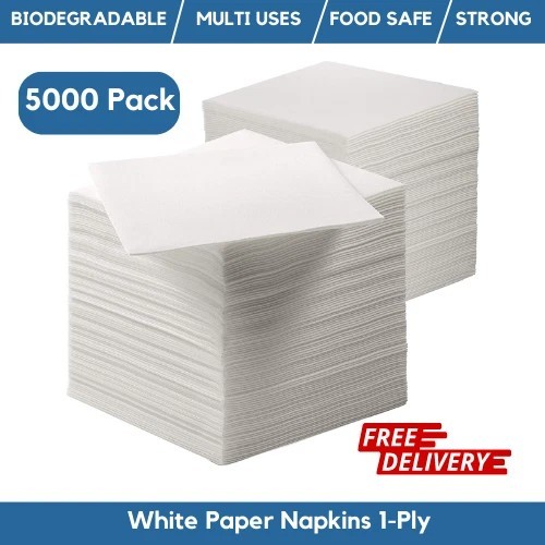 500 tovaglioli carta bianca - 500, di