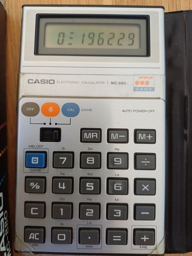 Casio 880 invaders - invaders, gioco