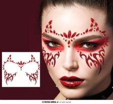 Gioielli adesivi per il viso "demoniaco"