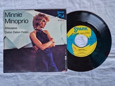 MINNIE MINOPRIO RIFLESSIONI DELON DELON 45 GIRI 1972 RARO NO 33 CD