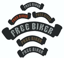 Patch Toppa Nera Scritta Free