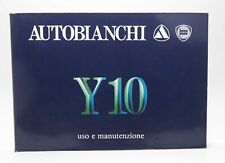 Y10 AUTOBIANCHI LANCIA LIBRETTO USO E MANUTENZIONE ISTRUZIONE MANUALE GUIDA