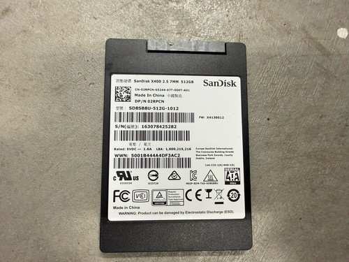 Ssd sandisk x400 - ssd, 512