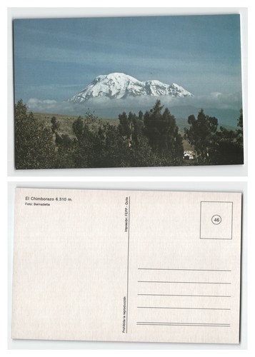 Postcard ecuador chimborazo - postcard,