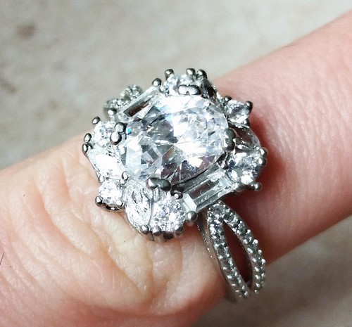03g bague moissanite argent - moissanite,