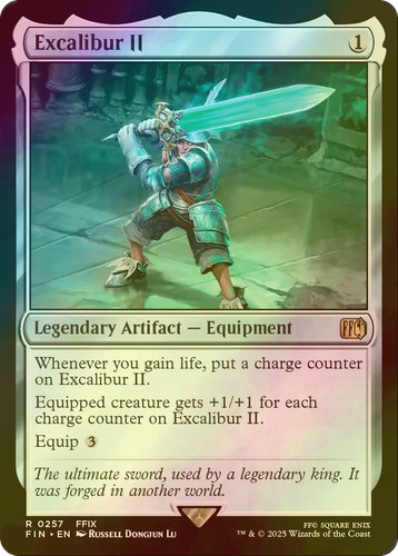 Mtg foil excalibur - foil, ii